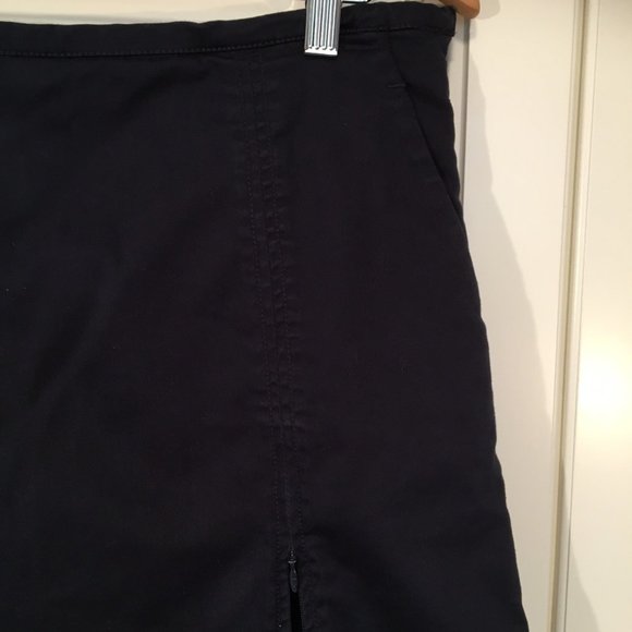 Tommy Hilfiger crisp stretch cotton navy skort 10 - Picture 4 of 9
